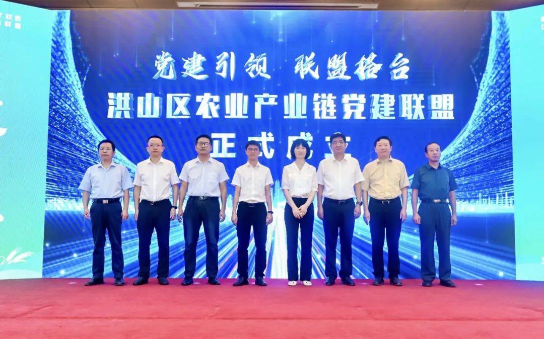 湖北省农业产业领军人才联盟、洪山区农业产业链党建联盟正式成立(图6)