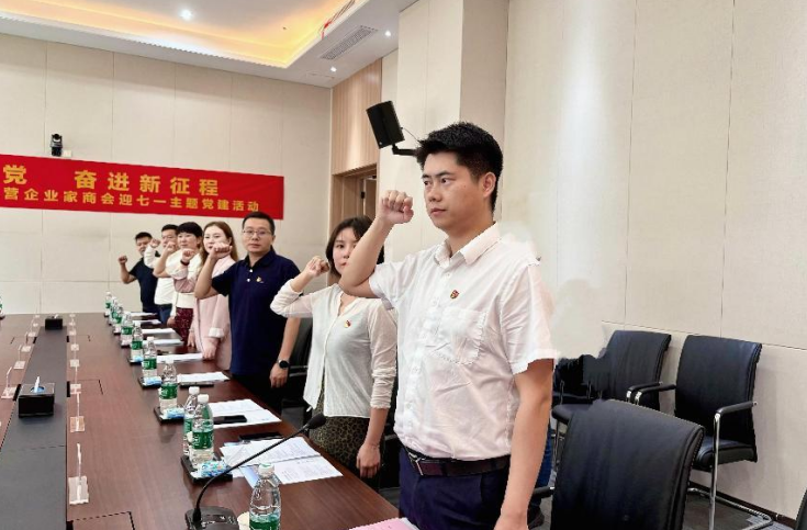 武汉经开区年轻一代民企商会 “迎七一” 党建活动圆满举行(图4)